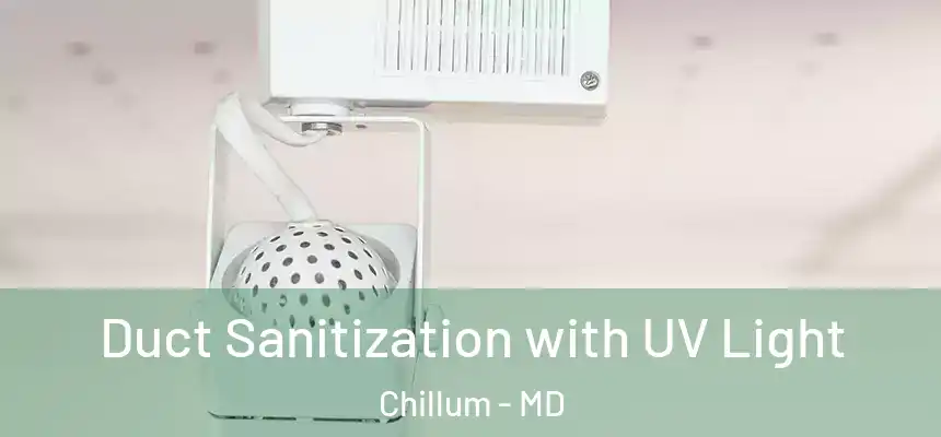 Duct Sanitization with UV Light Chillum - MD